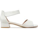 Dámske Sandále Caprice bielej farby vo veľkosti 42 na leto 