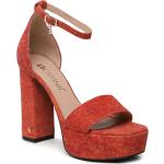 Dámske Sandále carinii červenej farby vo veľkosti 36 v zľave na leto 