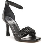 Dámske Spoločenské sandále carinii čiernej farby v elegantnom štýle vo veľkosti 36 v zľave na leto 