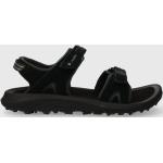 Dámske Kožené sandále Columbia čiernej farby zo syntetiky vo veľkosti 41 na leto 