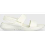 Dámske Sandále Crocs LiteRide bielej farby zo syntetiky vo veľkosti 40 v zľave na leto 