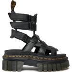 Dámske Sandále Dr. Martens čiernej farby vo veľkosti 36 s motívom Gladiator v zľave na leto 