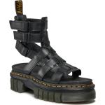 Dámske Sandále Dr. Martens čiernej farby vo veľkosti 42 s motívom Gladiator v zľave na leto 