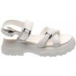 Dámske Kožené sandále Even&Odd bielej farby v elegantnom štýle v zľave na leto 