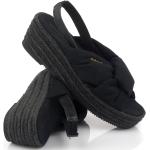 Dámske Spoločenské sandále Gant čiernej farby v elegantnom štýle z plátna vo veľkosti 39 na leto 