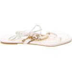 Dámske Sandále Glamorous bielej farby v zľave na leto 