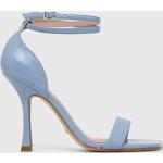 Dámske Spoločenské sandále Guess modrej farby v elegantnom štýle z koženky vo veľkosti 41 na leto 