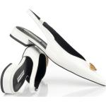 Dámske Designer Spoločenské sandále Karl Lagerfeld bielej farby v elegantnom štýle vo veľkosti 36 na leto 