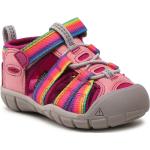 Dámske Športové sandále Keen ružovej farby na Festival na leto 