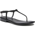 Dámske Sandále Laura Biagiotti čiernej farby vo veľkosti 35 v zľave na leto 