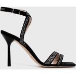 Dámske Spoločenské sandále Liu Jo čiernej farby v elegantnom štýle zo syntetiky vo veľkosti 39 na leto 