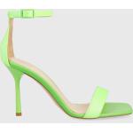 Dámske Spoločenské sandále Liu Jo zelenej farby v elegantnom štýle z tkaniny vo veľkosti 40 na leto 