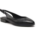 Dámske Sandále Marco Tozzi čiernej farby vo veľkosti 37 na leto 