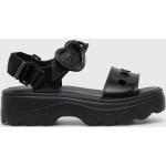 Dámske Sandále na platforme Melissa čiernej farby zo syntetiky vo veľkosti 35 na leto 