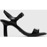 Dámske Spoločenské sandále Melissa čiernej farby v elegantnom štýle zo syntetiky vo veľkosti 39 v zľave na leto 