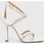 Dámske Designer Spoločenské sandále Michael Kors Michael Kors MICHAEL bielej farby v elegantnom štýle zo syntetiky vo veľkosti 36,5 v zľave na leto 
