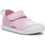 Detské Sandále New Balance ružovej farby zo syntetiky vo veľkosti 28 na suchý zips na leto 