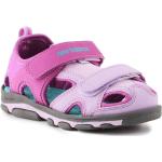 Detské Sandále New Balance ružovej farby zo syntetiky vo veľkosti 32,5 na suchý zips na leto 