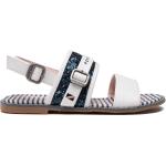 Dámske Sandále Pepe Jeans bielej farby v trblietavom štýle vo veľkosti 37 s glitrami v zľave na leto 