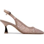 Dámske Spoločenské sandále R.Polański ružovej farby v elegantnom štýle vo veľkosti 36 na leto 