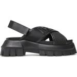 Dámske Sandále Replay čiernej farby vo veľkosti 38 v zľave na leto 