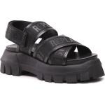 Dámske Sandále Replay čiernej farby vo veľkosti 38 v zľave na leto 
