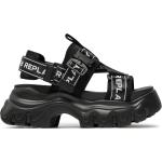 Dámske Sandále Replay čiernej farby vo veľkosti 39 na leto 