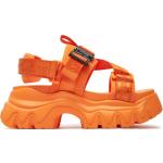Dámske Sandále Replay oranžovej farby vo veľkosti 40 na leto 