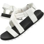 Dámske Športové sandále Sorel bielej farby zo syntetiky vo veľkosti 37,5 na suchý zips na leto 