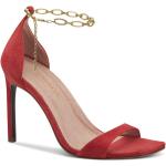 Dámske Spoločenské sandále Tamaris červenej farby v elegantnom štýle vo veľkosti 39 v zľave na leto 