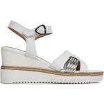Dámske Sandále Tamaris bielej farby vo veľkosti 41 metalické v zľave na leto 