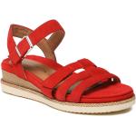 Dámske Sandále Tamaris červenej farby vo veľkosti 40 v zľave na leto 