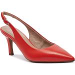Dámske Spoločenské sandále Tamaris červenej farby v elegantnom štýle vo veľkosti 36 na leto 
