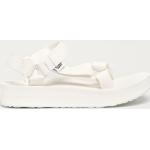 Dámske Sandále na platforme Teva bielej farby z tkaniny vo veľkosti 41 na leto 