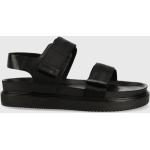 Pánske Kožené sandále Vagabond Vagabond čiernej farby zo syntetiky vo veľkosti 44 na leto 
