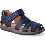 Detské Kožené sandále Camper modrej farby na leto 