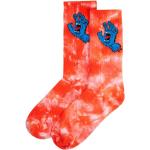 SANTA CRUZ ponožky - Screaming Hand Tie Dye Sock Red Tie Dye (RED TIE DYE) veľkosť: OS