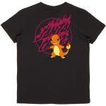 Chlapčenské Detské tričká SANTA CRUZ čiernej farby s motívom Pokémon 