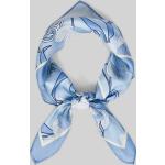 Dámske Zimné Doplnky Gant modrej farby v elegantnom štýle s kvetinovým vzorom z hodvábu s motívom: Magnólia 