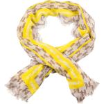 Dámske Designer Zimné Doplnky Karl Lagerfeld žltej farby v strapcovom štýle 