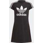 Dievčenské šaty adidas Adicolor čiernej farby v športovom štýle z tričkoviny do 11 rokov v zľave udržateľná móda 
