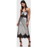 Dámske Letné šaty AllSaints sivej farby z polyesteru vo veľkosti S s dĺžkou: Pod kolená udržateľná móda 
