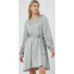 Dámske Mini šaty Bazaar sivej farby z polyesteru vo veľkosti M udržateľná móda 
