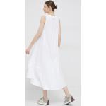 Dámske Dlhé šaty Deha bielej farby z bavlny vo veľkosti XS s dĺžkou: Maxi 