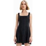 Dámske Mini šaty Desigual Desigual čiernej farby z polyesteru vo veľkosti XS 