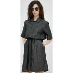 Dámske Mini šaty G-Star Raw BIO sivej farby z bavlny vo veľkosti XS udržateľná móda 