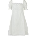Dievčenské šaty Gant bielej farby z bavlny do 10 rokov 