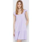 Dámske Denné šaty GAP fialovej farby v ležérnom štýle z bavlny vo veľkosti XS 