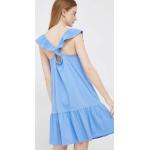 Dámske Denné šaty GAP modrej farby v ležérnom štýle z bavlny vo veľkosti XS 