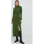 Dámske Dlhé šaty Gestuz zelenej farby z viskózy vo veľkosti XS s dĺžkou: Maxi 